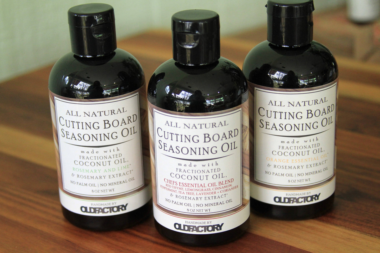 The Natural Kitchen by Old Factory - Natural Cutting Board Seasoning Oil 8 oz.