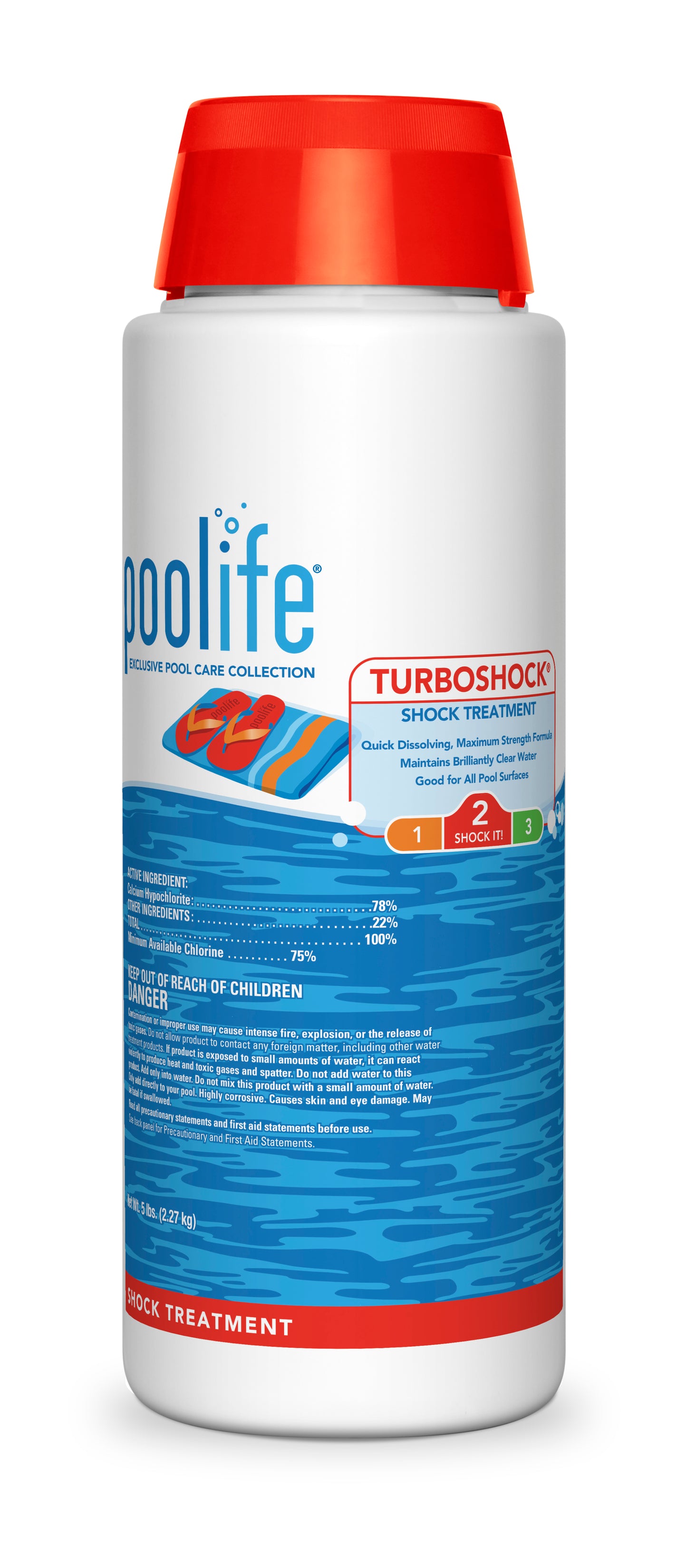 Poolife Turbo Shock 78% Cal Hypo Shock 5 LBS