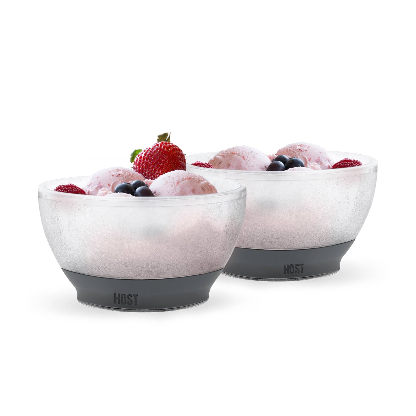Ice Cream FREEZE Cooling Bowls w/ Cooling Gel - Set of 2