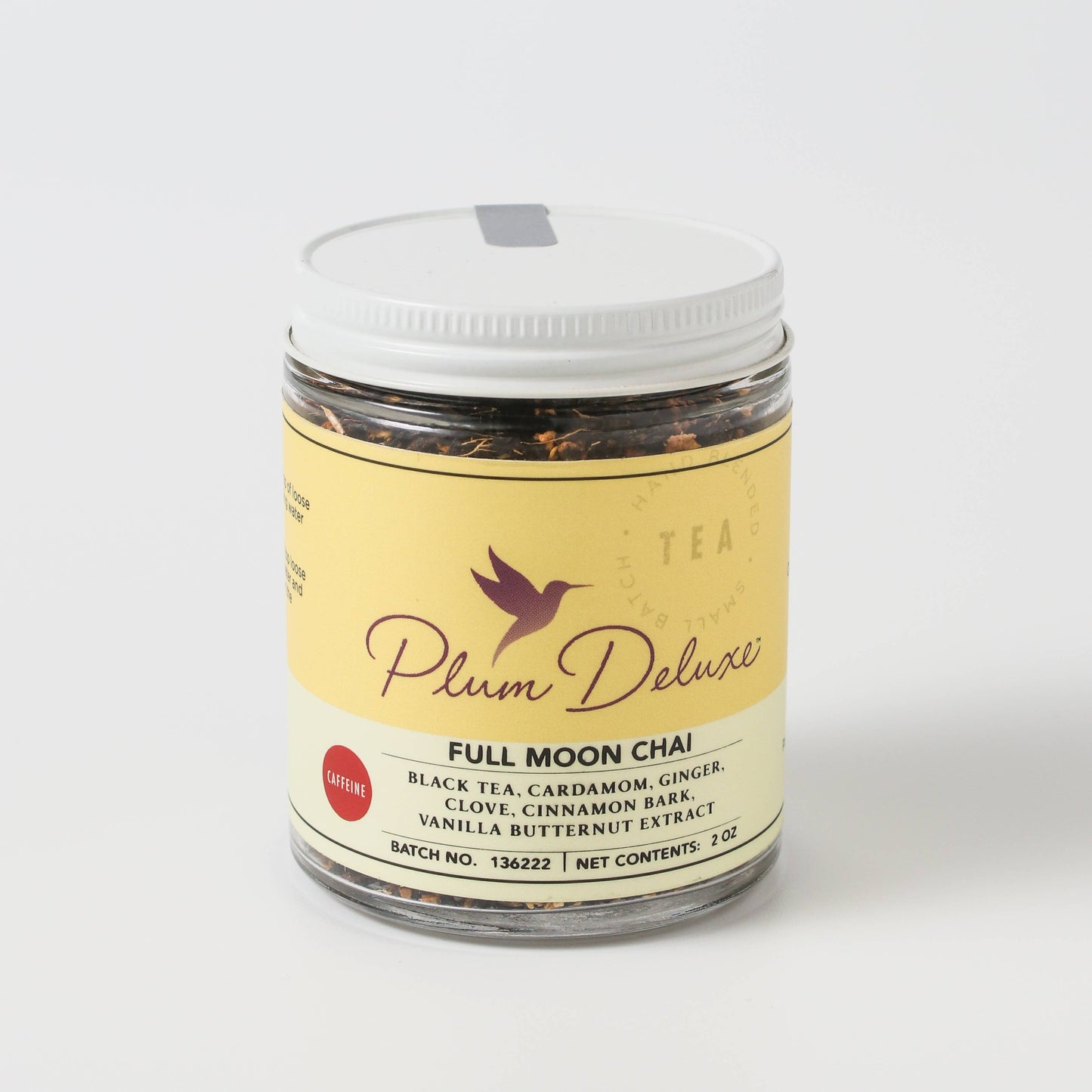 Plum Deluxe Tea - Full Moon Chai Tea in Glass Jar