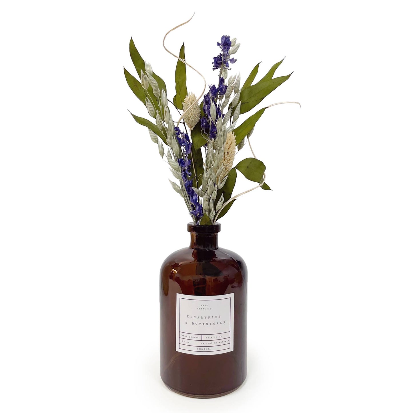 Andaluca - Eucalyptus & Botanicals Diffuser: White Amber & Linen Fragrance