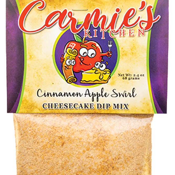 Carmie's Kitchen - Apple Cinnamon Swirl Cheesecake Dip