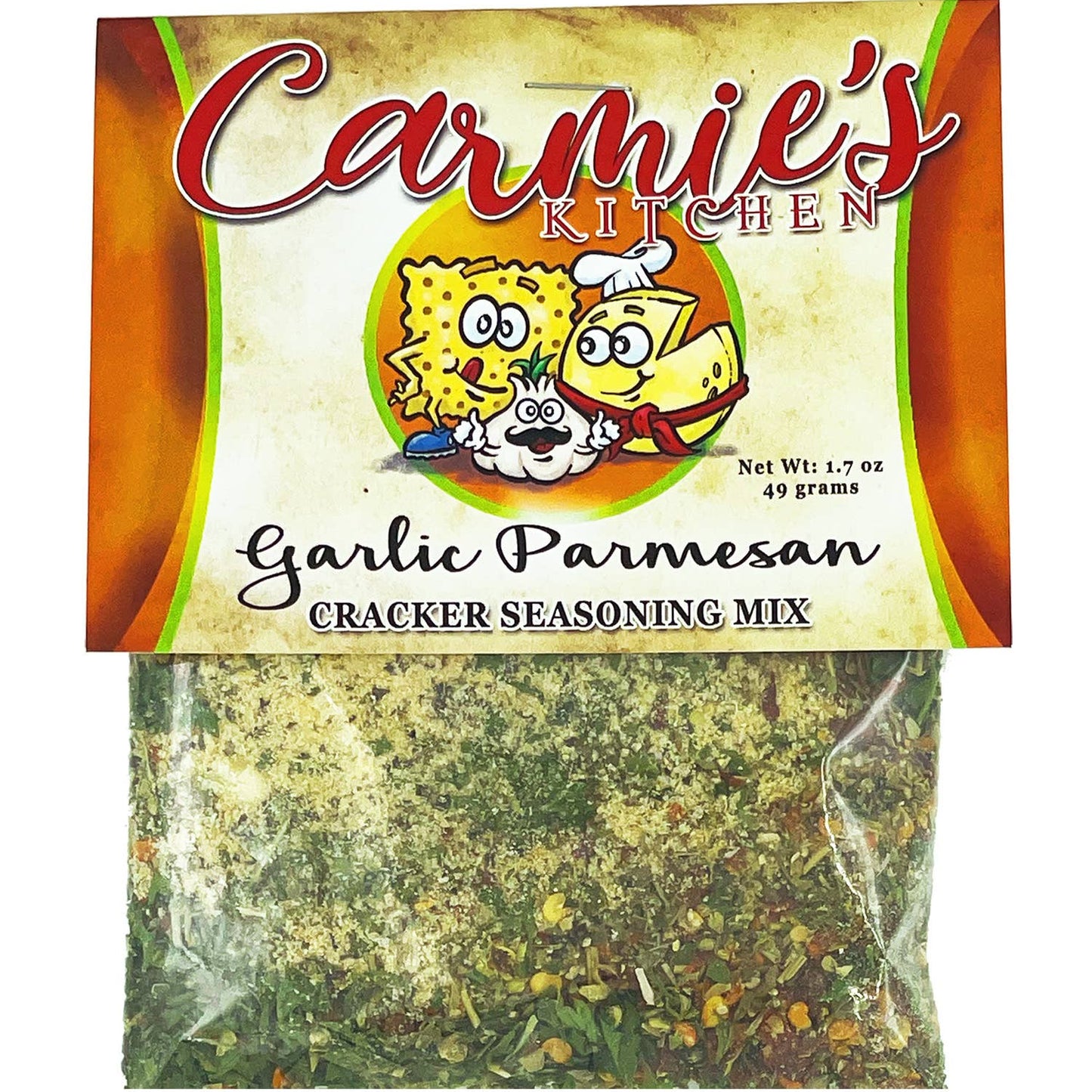 Carmie's Kitchen - Garlic Parmesan Cracker Seasoning
