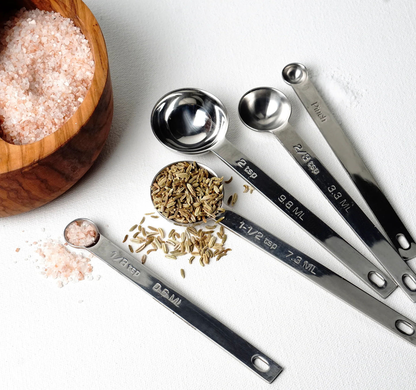RSVP Odd Size Measuring Spoon Set of 5