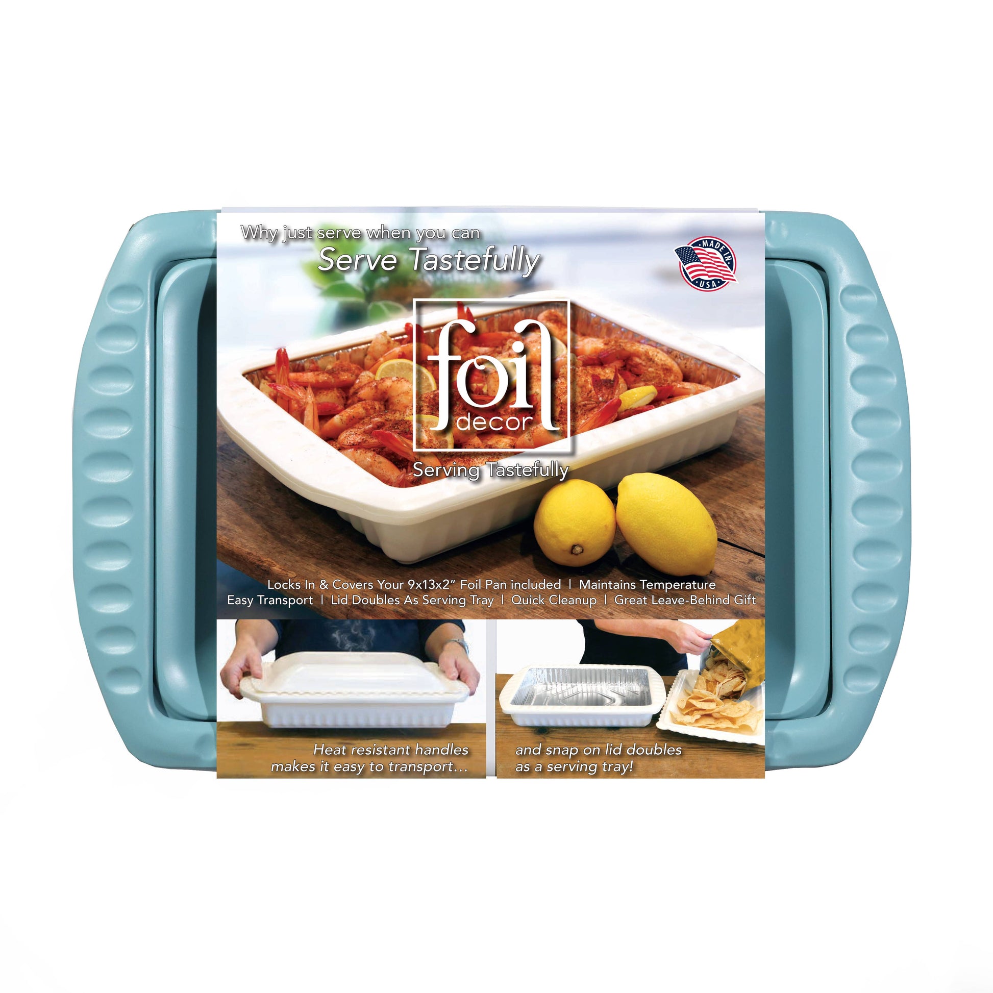 FOIL DECOR - Aqua Blue