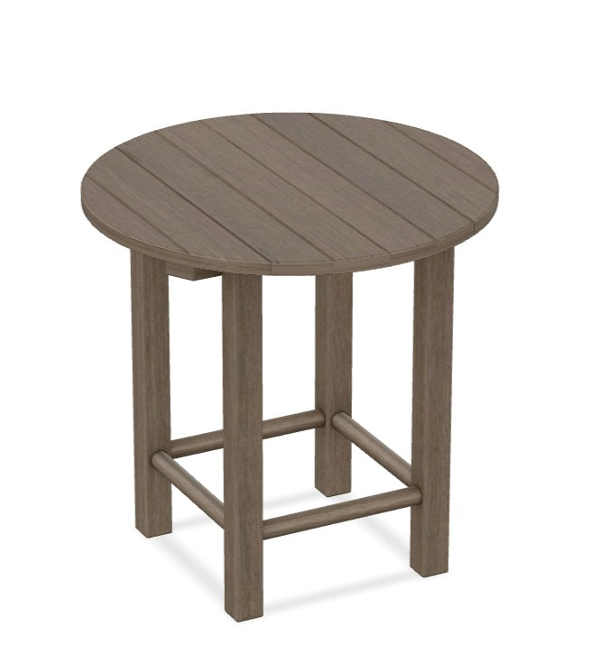 Finch SeaAira 21" Rd Side Table - Coastal Gray