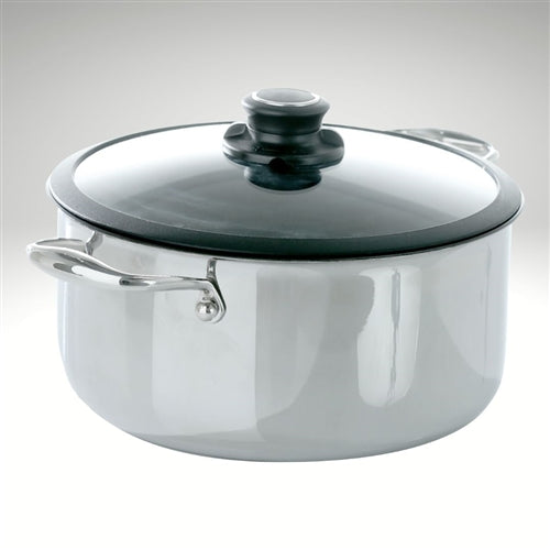 Frieling BlackCube Quick Release Stockpot with Lid 7.5 QT