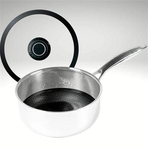Frieling BlackCube Quick Release Saucepan w/ Lid 2.5 QT