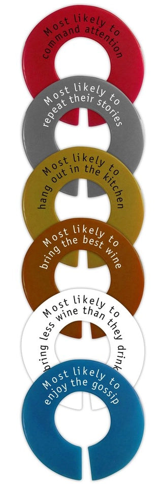 Capabunga Glasswhere Wineglass Identifiers Wine Charms