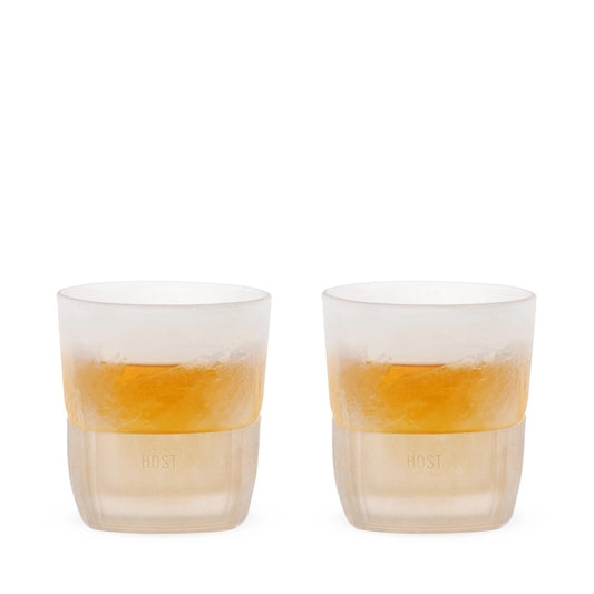 Host Whiskey Freeze Cooling Glasses - Frost  Set of 2