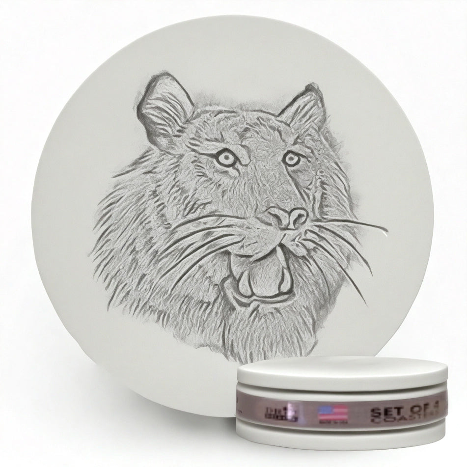 LSU Tiger Coaster