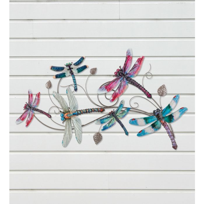 Luster Dragonfly Collage Wall Decor