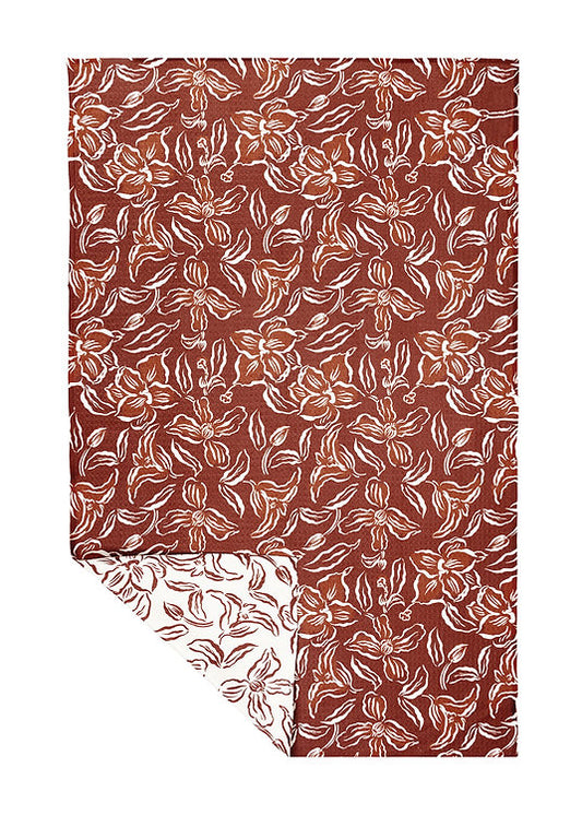 MuKitchen Vibe Recycled Towel Water Lily Red