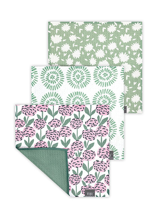 MuKitchen Vibe Recycled Cloth Set/3 Dandy