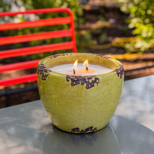 Murphy's Naturals Green Mosquito Repellant Ceramic Garden Candle