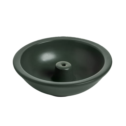 Green pottery incense holder