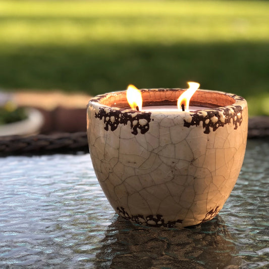 Murphy's Naturals Ivory Mosquito Repellant Ceramic Garden Candle