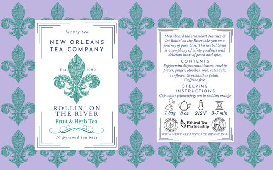 New Orleans Tea Company - Rollin' on the River Tea Bags