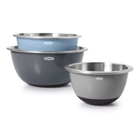 OXO Good Grips 3 Piece Stainless Steel Insulated Mixing Bowl Set