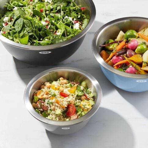 OXO Good Grips 3 Piece Stainless Steel Insulated Mixing Bowl Set