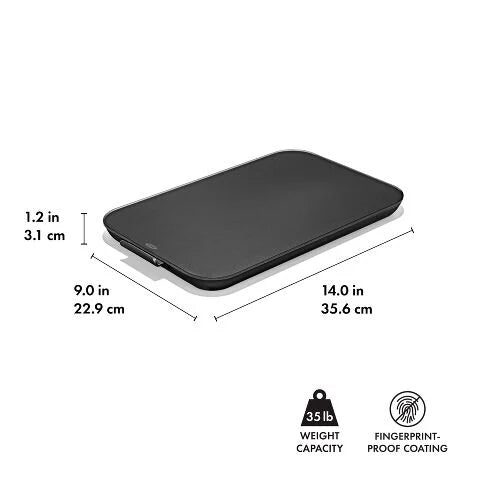 Countertop appliance slider dimensionns