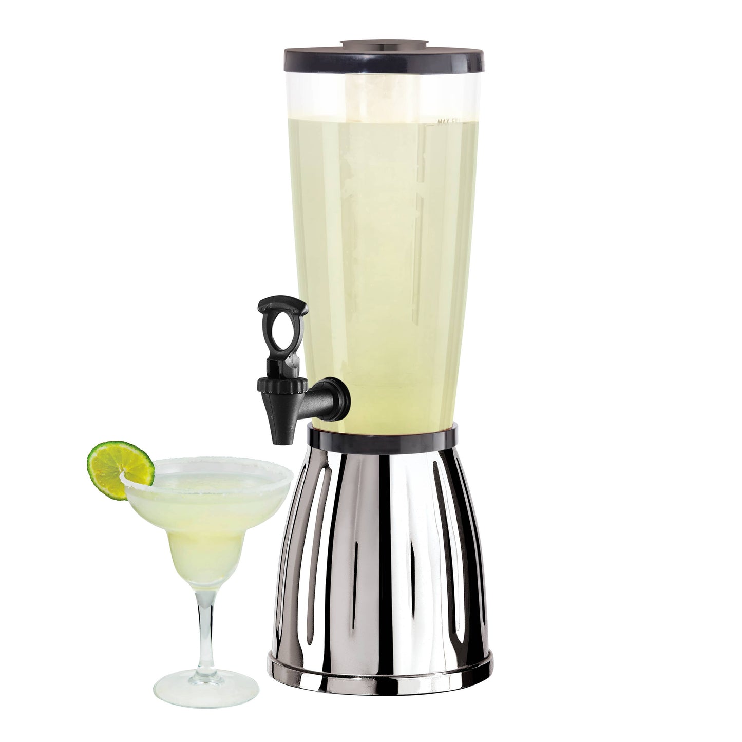 Oggi - Beverage Dispenser w/ Ice Tube & EZ-Pour Spigot