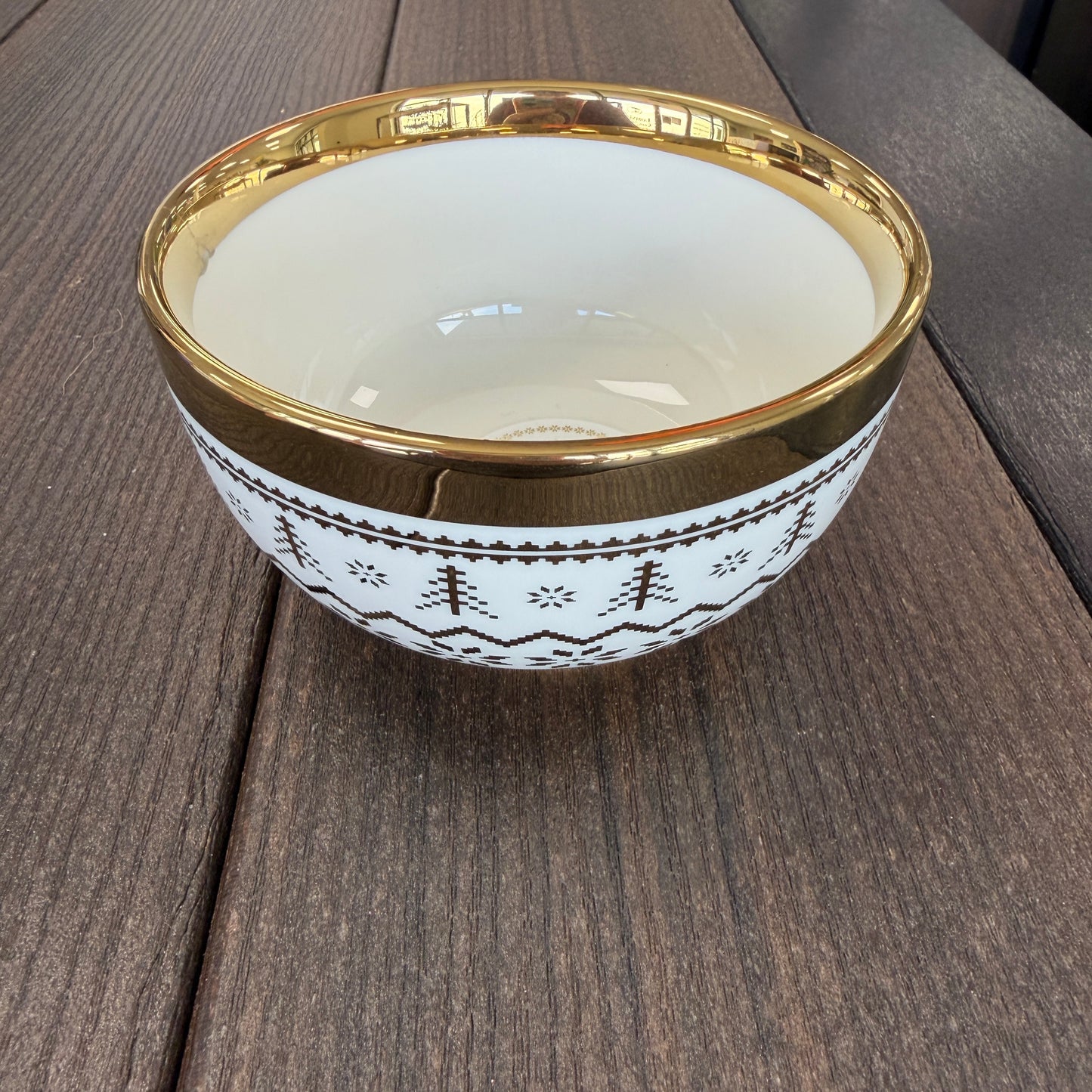 Pampa Bay Holiday Snack Bowl Plaid