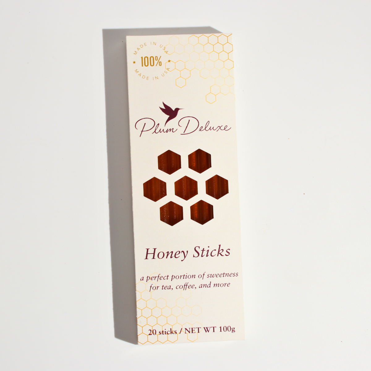 Plum Deluxe Honey Sticks 20 Sticks