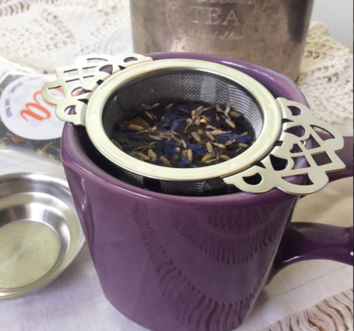 Plum Deluxe Tea - Victorian Mesh Tea Infuser
