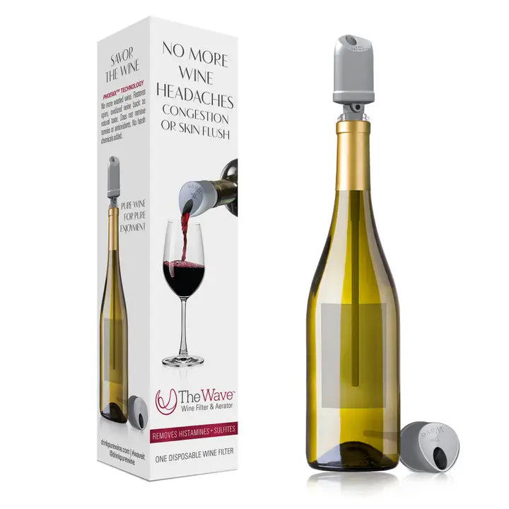 PureWine The Wave Wine Purifier & Aerator