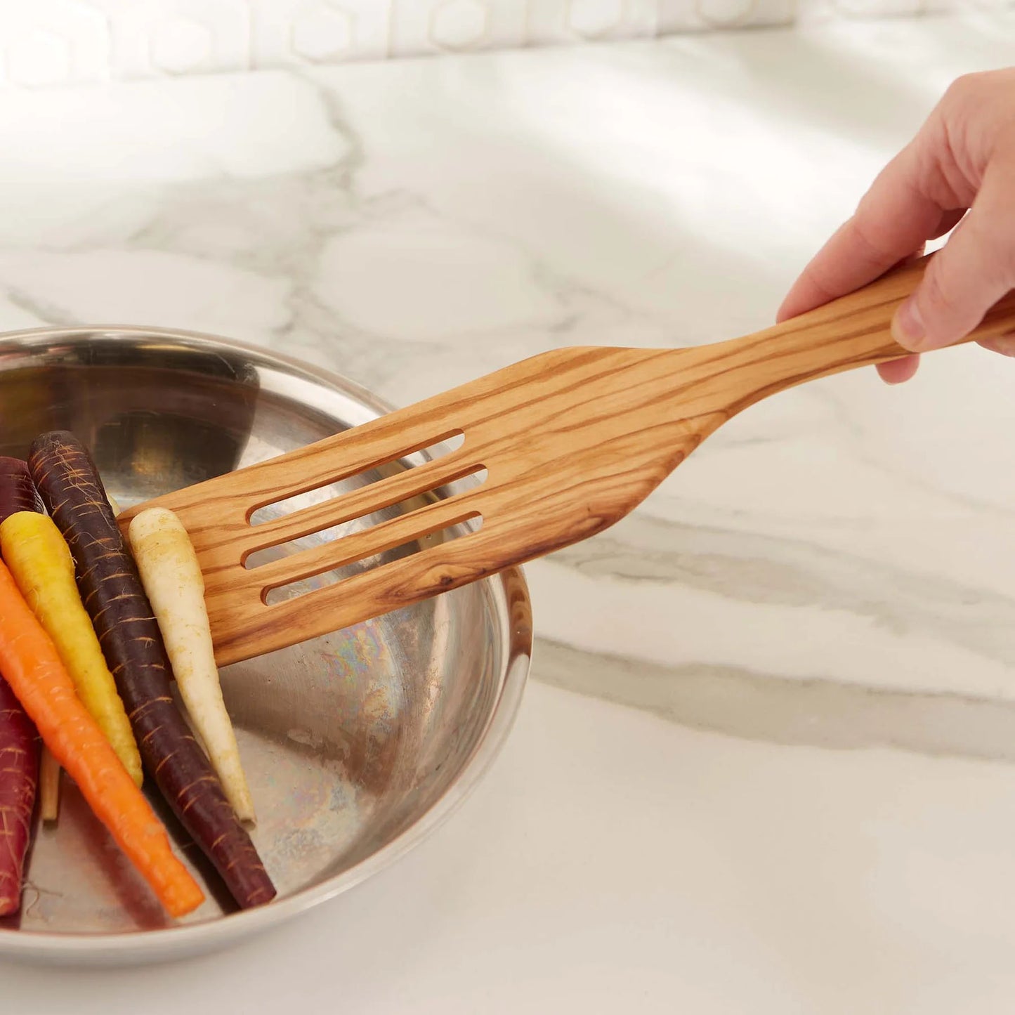 RSVP Olive Wood Slotted Spurtle