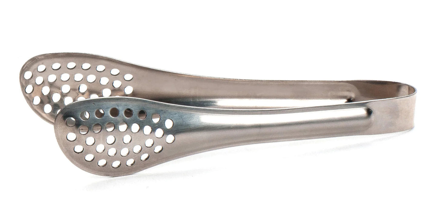 RSVP Straining Tongs- Small Stainless Steel