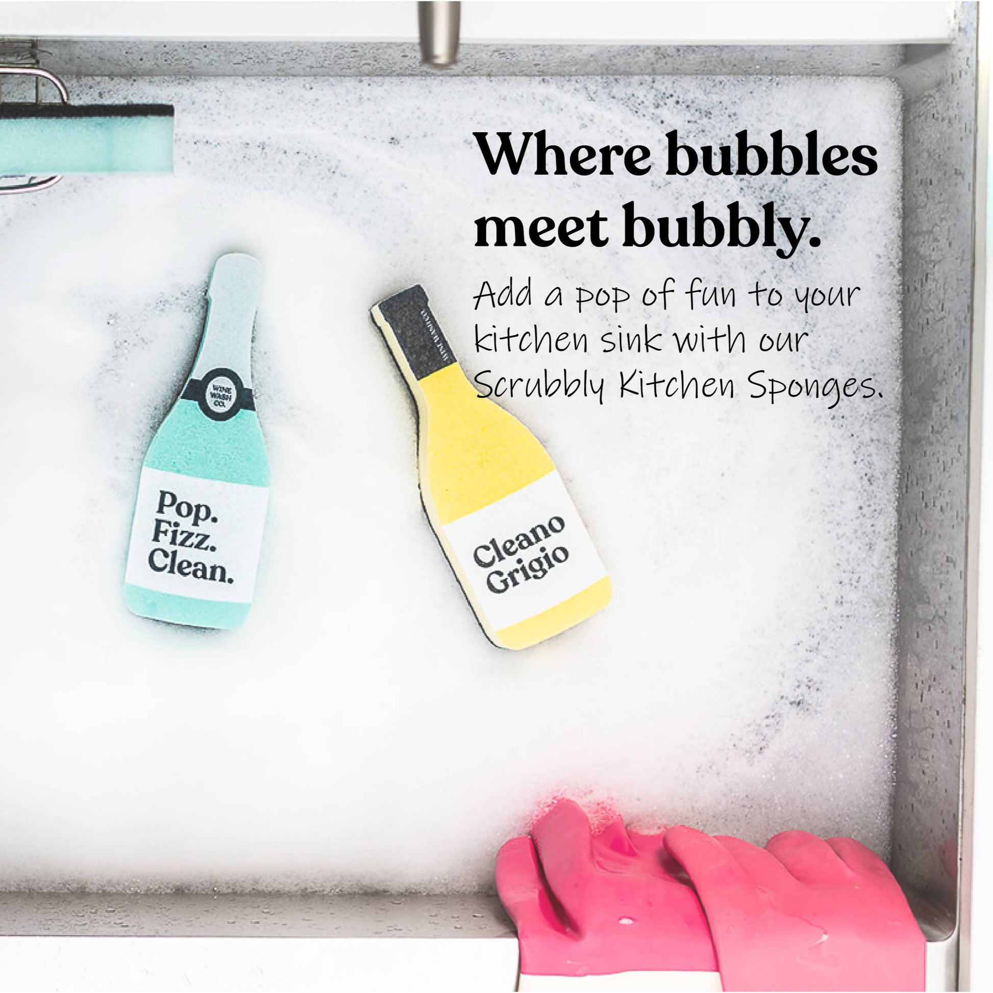 Scrubbly™ Kitchen Sponge Sink