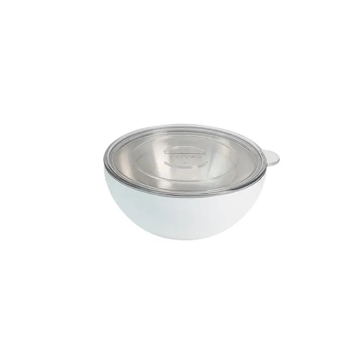 Served Small serving Bowl White Icing