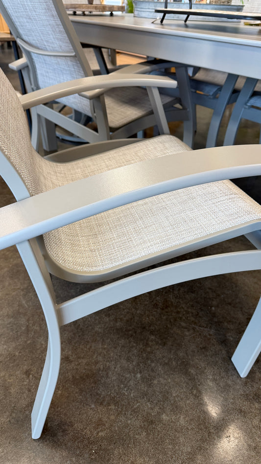 Telescope Casual Belle Isle 7 Piece Sling Dining Set