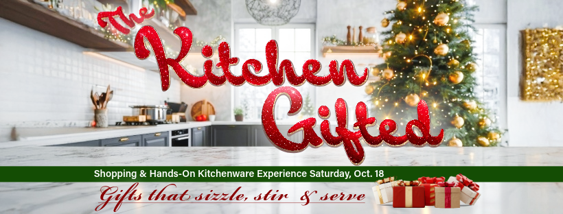 Christmas kitchen background for the Kitchen Gifted event