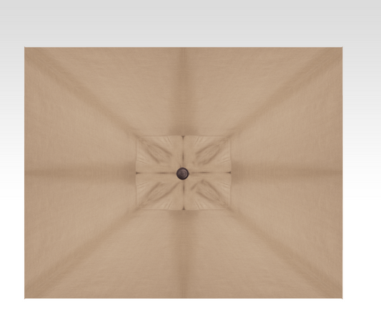 Treasure Garden 8 x 10 Auto Tilt Obravia Sand Umbrella Bronze Frame UM8810RT-00/4876