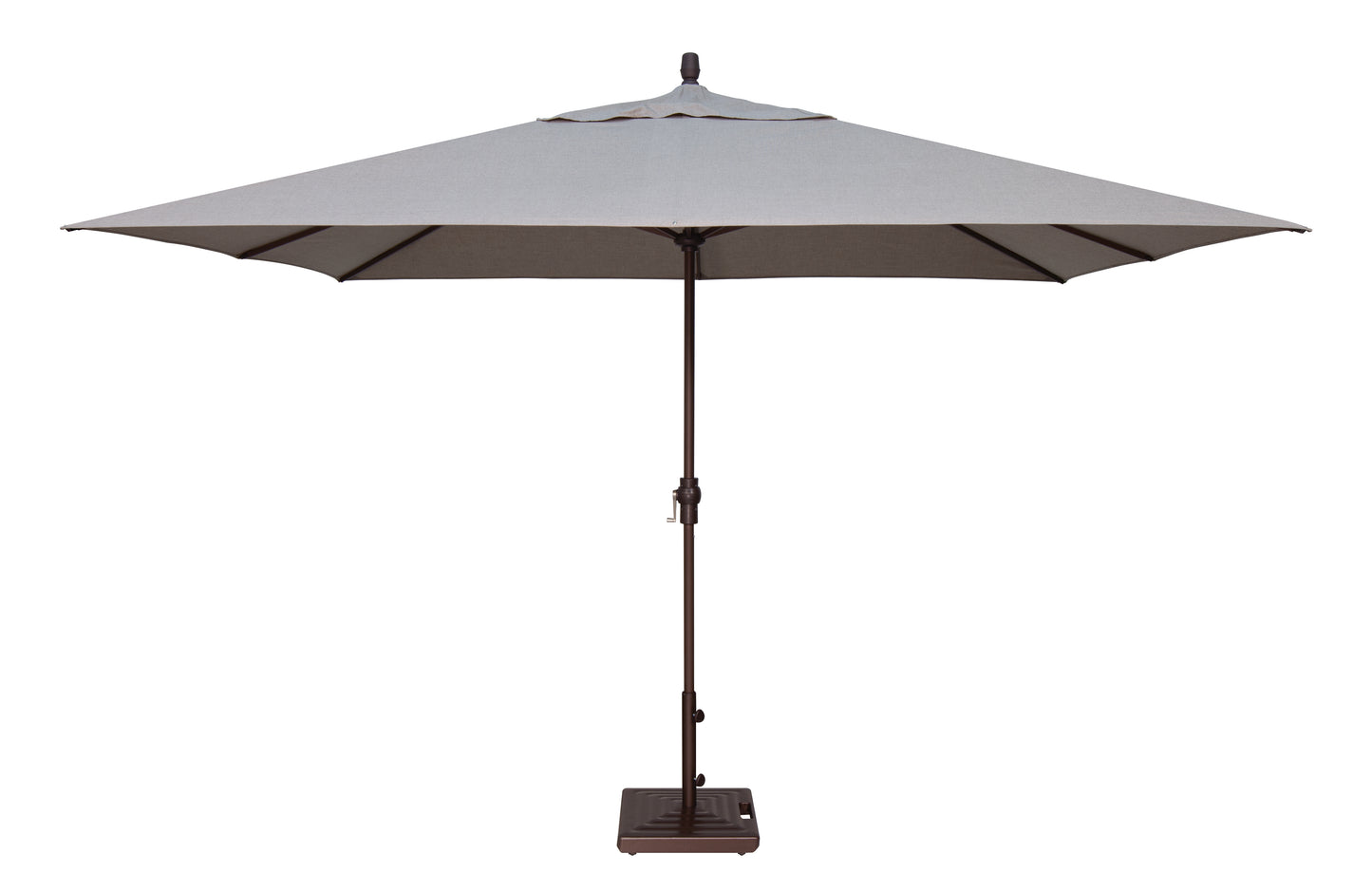 Treasure Garden 8'x10' Bliss Sand Rect. Market Umbrella Bronze Pole Sunbrella UM8810RT00-48135-02
