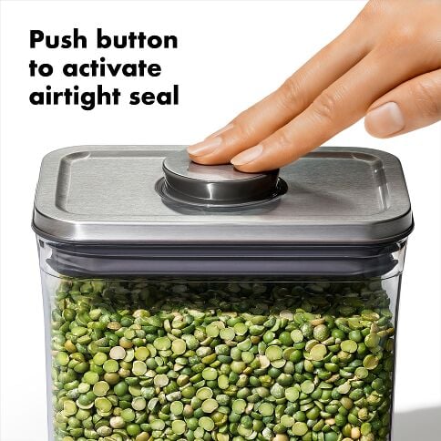 OXO Stainless Steel Pop Container Big Square Storage Medium