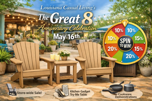 The Great 8 Anniversary Celebration at Louisiana Casual Living