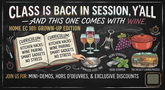 Home Ec 101 Class is Back in Session Event Announcement