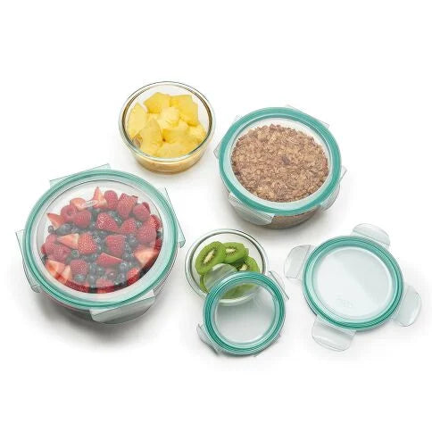 OXO 8 Piece Smart Glass Storage Container Set