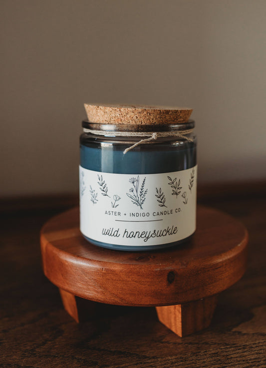Aster & Indigo Wild Honeysuckle Candle