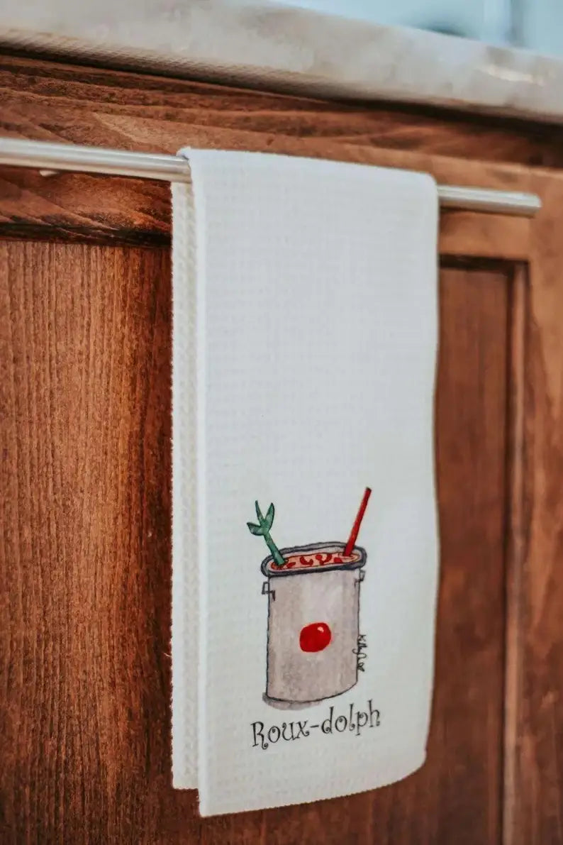 Kelly Airhart Studios - Christmas Tea Towel. Roux-Dolph