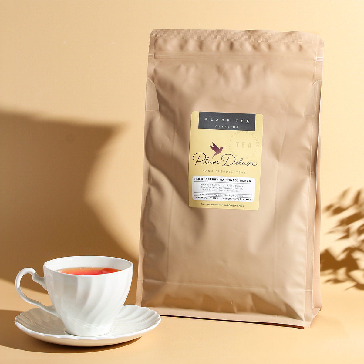 Plum Deluxe Road Trip Refresher Herbal Loose Leaf Tea