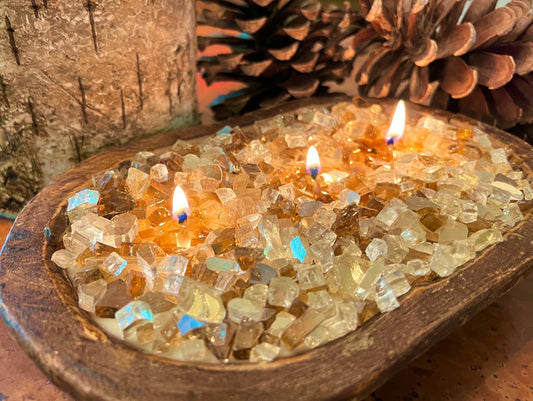 Fire Bowl Dough Bowl Soy Candle Nice as Spice