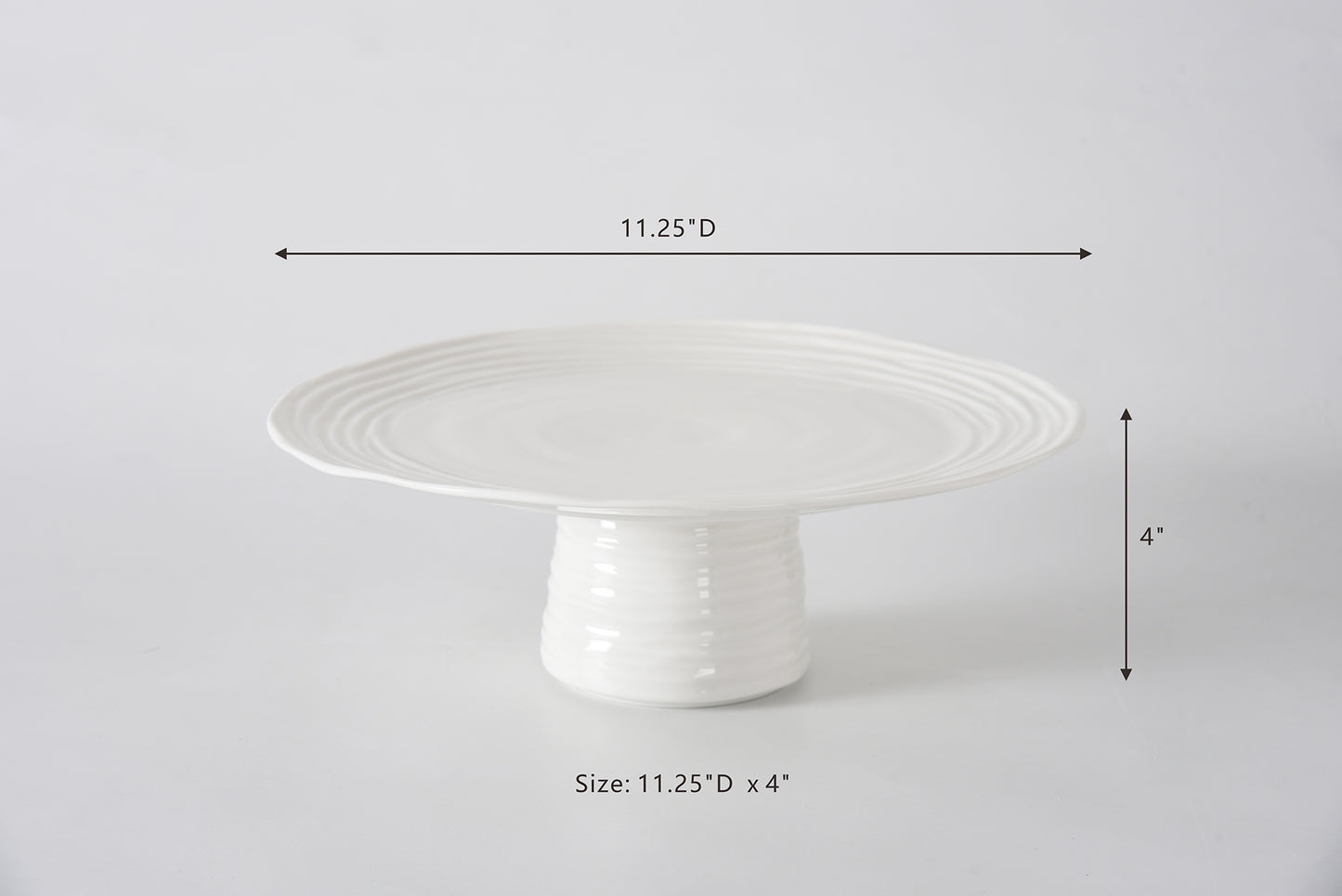 Pampa Bay Le Blanc Round Cake Stand