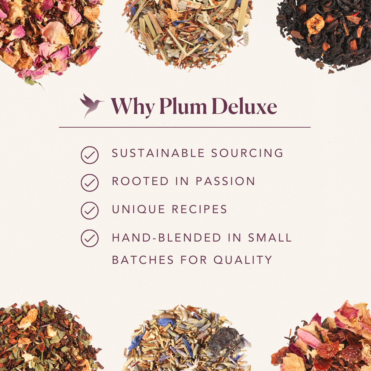 Plum Deluxe Road Trip Refresher Herbal Loose Leaf Tea