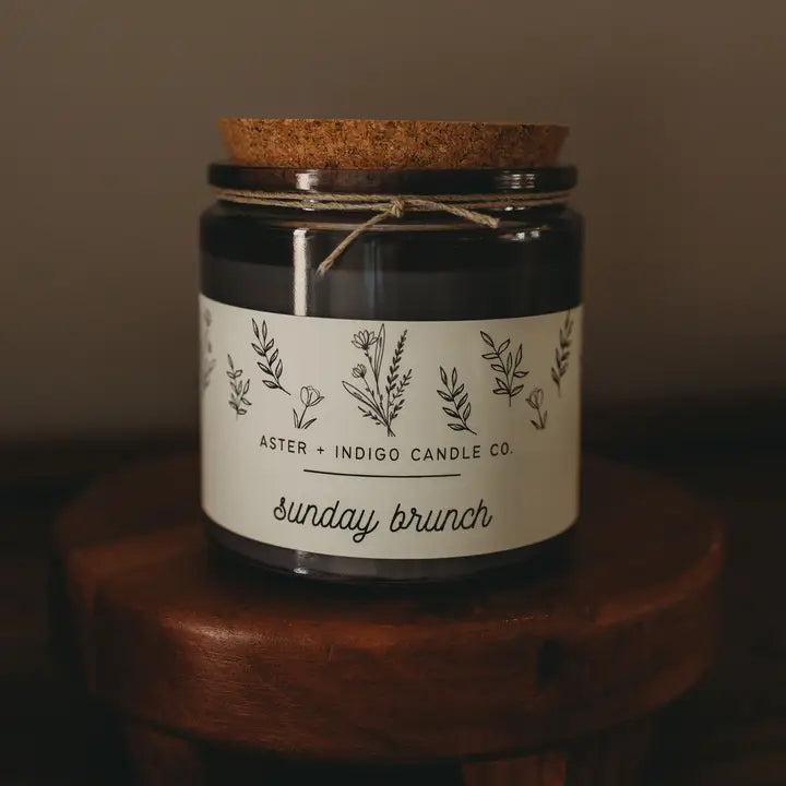 Aster & Indigo Candle - Sunday Brunch
