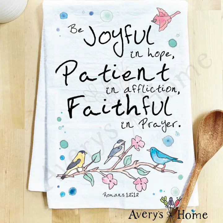 Avery Home Be Joyful Kitchen Towel
